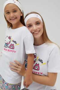 Kız Çocuk Kısa Kollu Pijama Takımı - 3