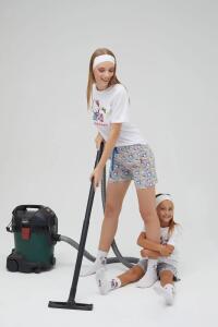 Kız Çocuk Kısa Kollu Pijama Takımı - 5