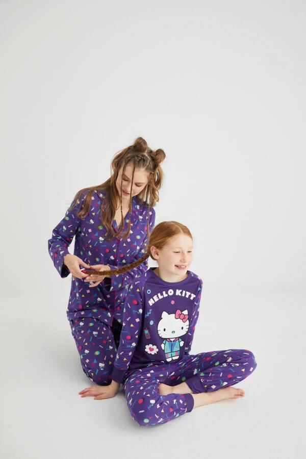 Kız Çocuk Kız Uzun Kol 100% Pamuklu Pijama Takımı - 3