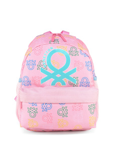 Kız Çocuk Minimal Logo Baskılı Anaokul Çantası 13033 - UC Benetton