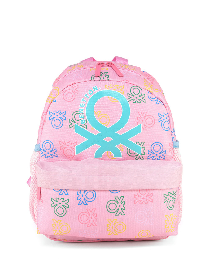 Kız Çocuk Minimal Logo Baskılı Anaokul Çantası 13033 - 1