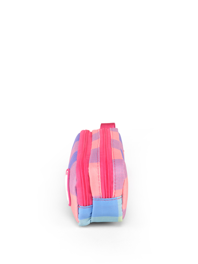 Kız Çocuk Pembe Benetton Yazılı Çift Gözlü Kalem Kutusu - 4