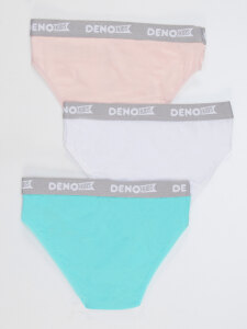 Kız Çocuk Pembe-Beyaz-Mint 3 Adet Külot Takım - 2