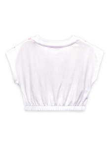 Kız Çocuk Takım Çiçekli Crop Top Etek Takım İlkbahar Yaz 4-10 Yaş - 8