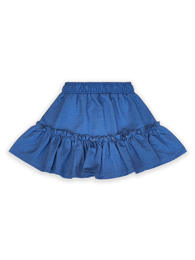 Kız Çocuk Takım Çiçekli Crop Top Etek Takım İlkbahar Yaz 4-10 Yaş - 10