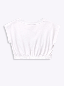 Kız Çocuk Takım Çiçekli Crop Top Etek Takım İlkbahar Yaz 4-10 Yaş - 6
