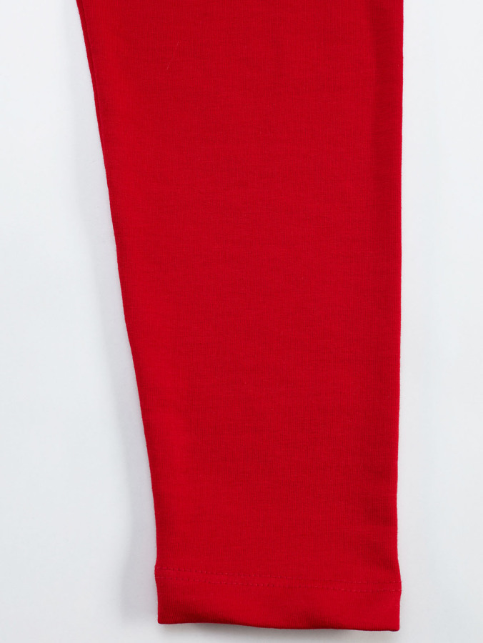 Kolları Sarkan Kız Çocuk Sweatshirt Tayt Takım - 8