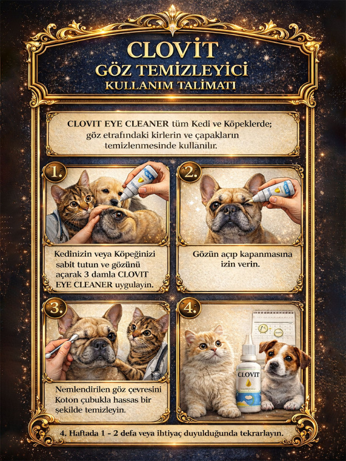 Köpek Kulak ve Göz Temizleme Bakım Seti 2’li - 6