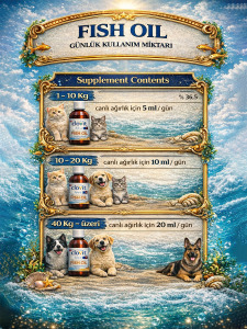 Köpek Somon Balık Yağı 200 ml – Omega 3 & 6 EPA DHA İçeren Takviye - 3