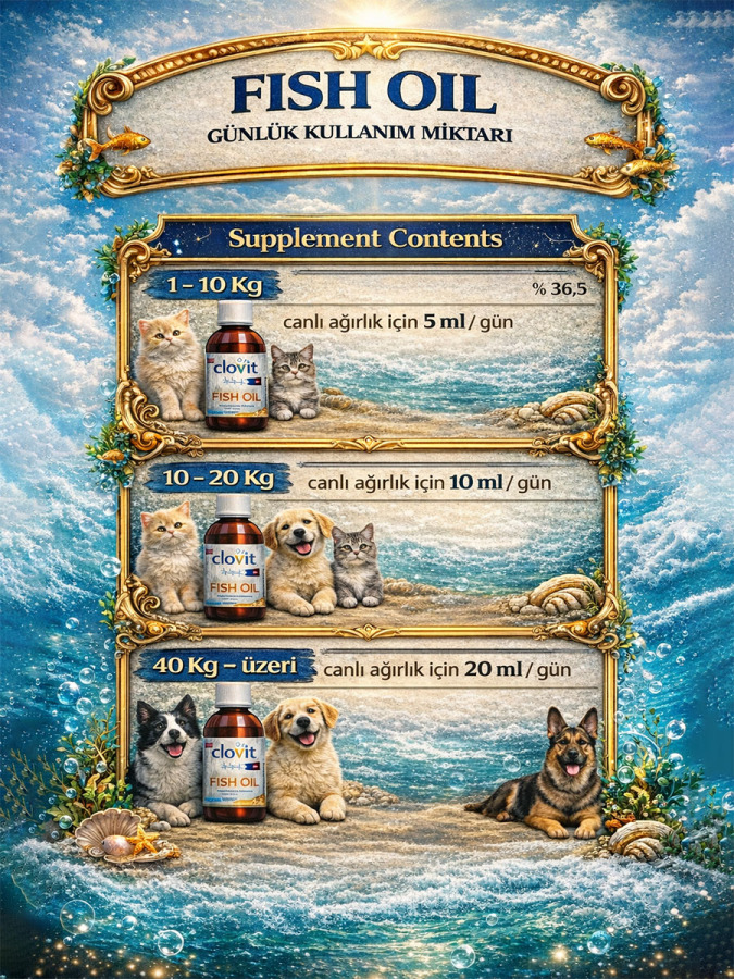 Köpek Somon Balık Yağı 200 ml – Omega 3 & 6 EPA DHA İçeren Takviye - 3