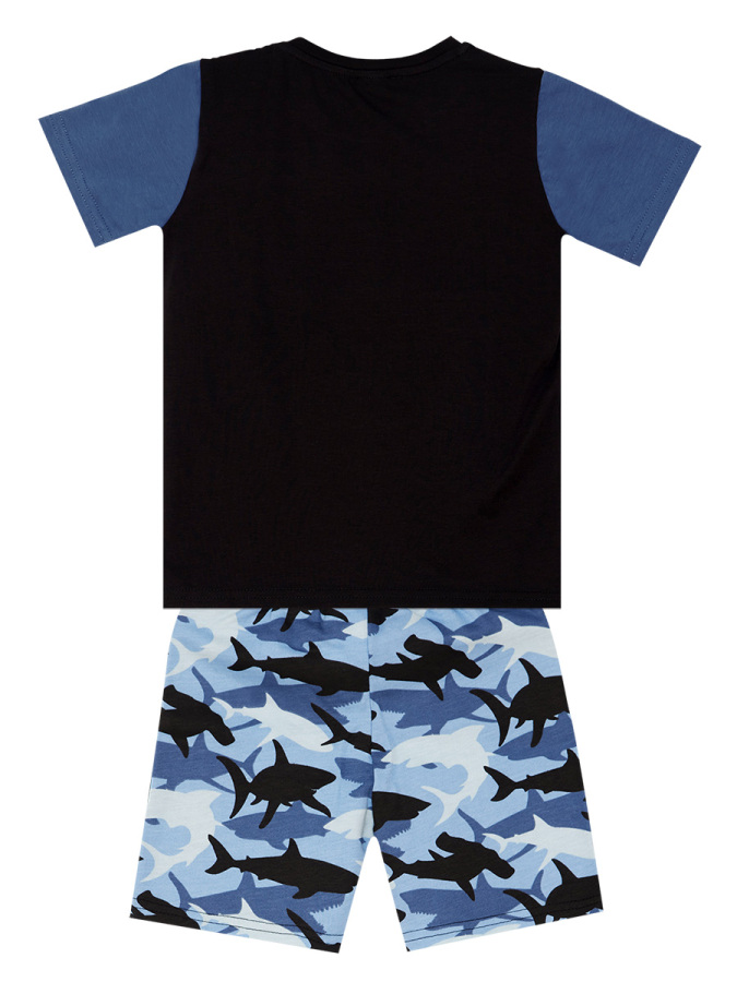 Köpekbalığı Erkek Çocuk T-shirt Şort Takım - 9