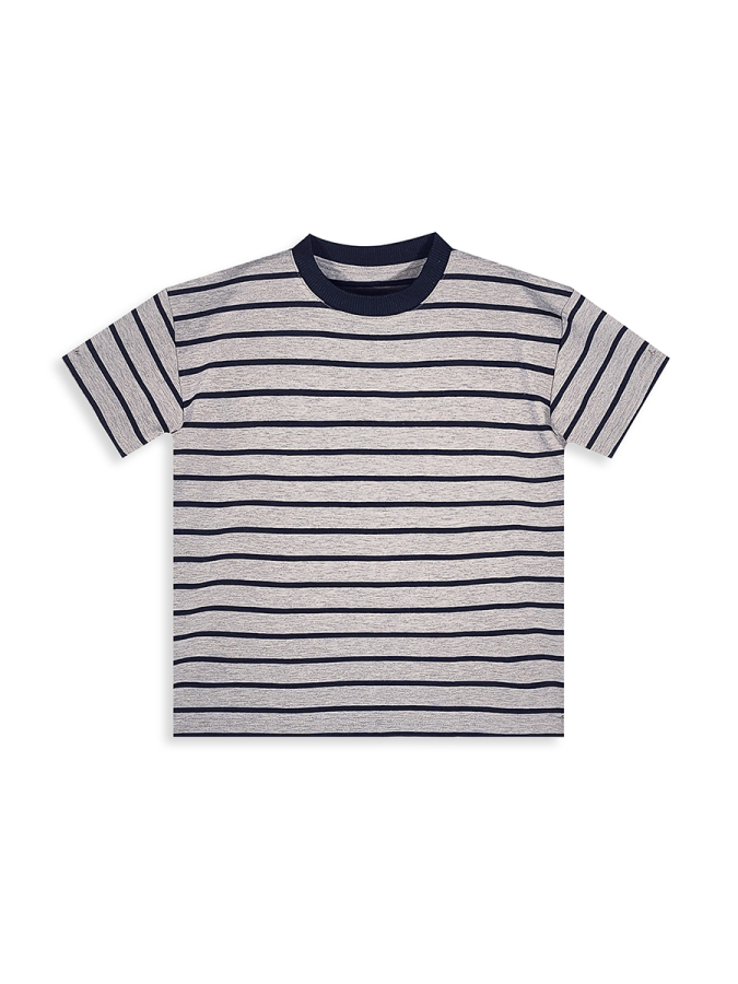 Erkek Çocuk Takım Çizgili T-Shirt Korsan Şort Yazlık Takım - 7