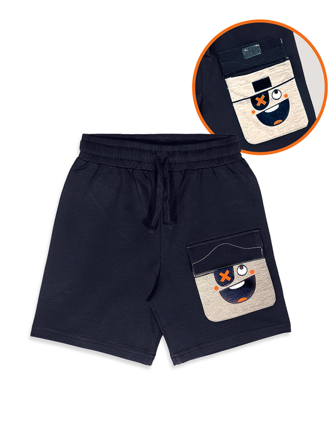 Erkek Çocuk Takım Çizgili T-Shirt Korsan Şort Yazlık Takım - 9