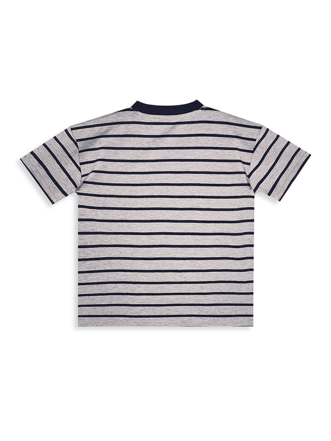 Erkek Çocuk Takım Çizgili T-Shirt Korsan Şort Yazlık Takım - 6