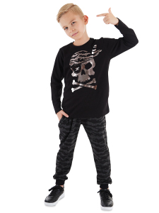 Korsan Kurukafa Erkek Çocuk T-shirt Pantolon Takım - 1