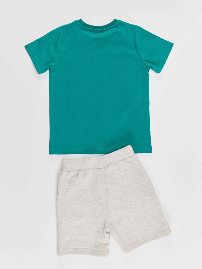Kravat Koala Erkek Çocuk T-shirt Şort Takım - 4