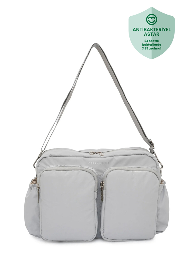 Krem DuoPack Çok Gözlü Anne Bebek Çantası - 1