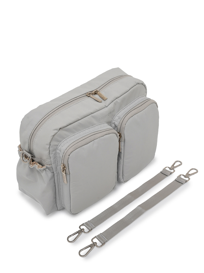 Krem DuoPack Çok Gözlü Anne Bebek Çantası - 5