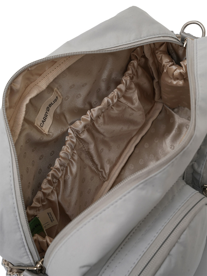 Krem DuoPack Çok Gözlü Anne Bebek Çantası - 7