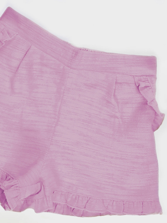 Kurdelalı Tavşan Kız Çocuk T-shirt Şort Takım - 6