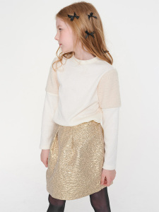 Kürk Detaylı Etek Blüz Takım - SheShe