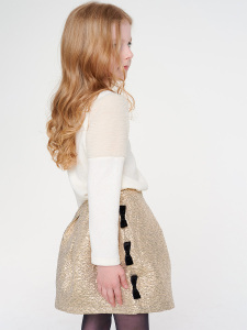 Kürk Detaylı Etek Blüz Takım - 3