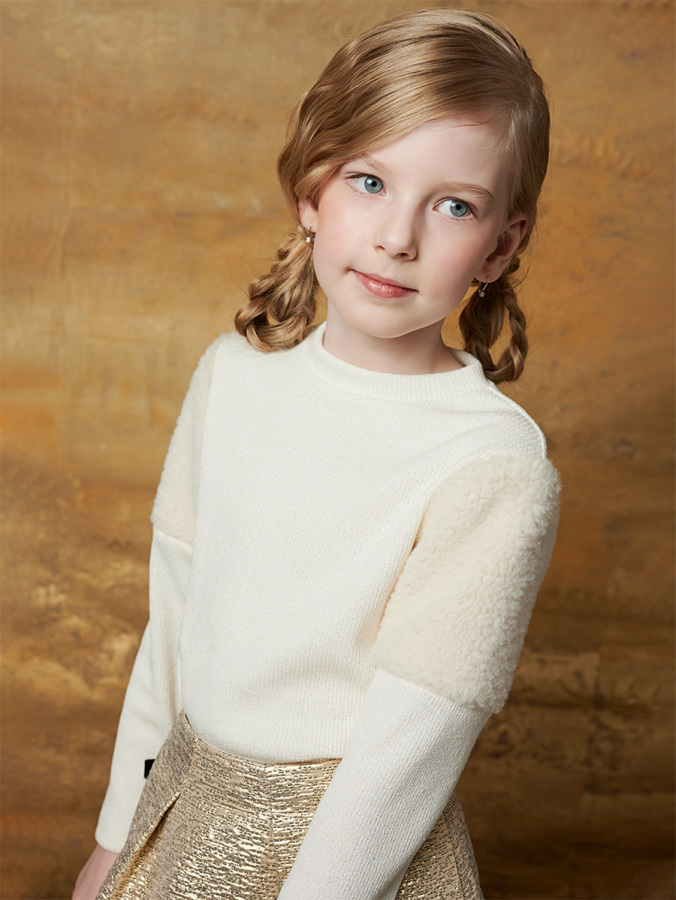 Kürk Detaylı Etek Blüz Takım - 4