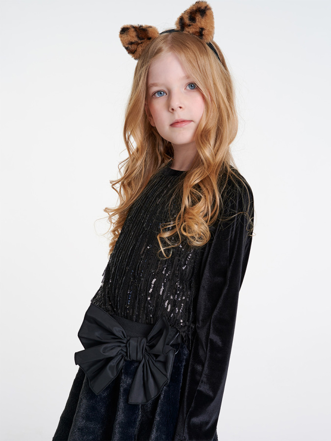 Kürk Etek Payet Blüz Takım - 3