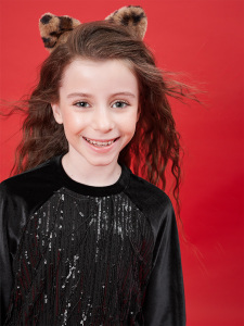 Kürk Etek Payet Blüz Takım - 5