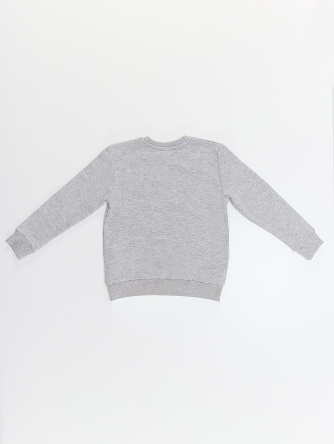 Kurukafa Erkek Çocuk Gri Sweatshirt - 4