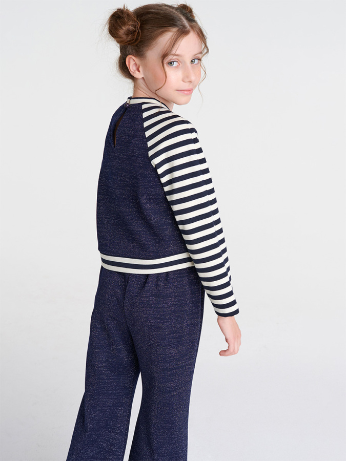 Lacivert Çizgili Eşofman Takım - 2