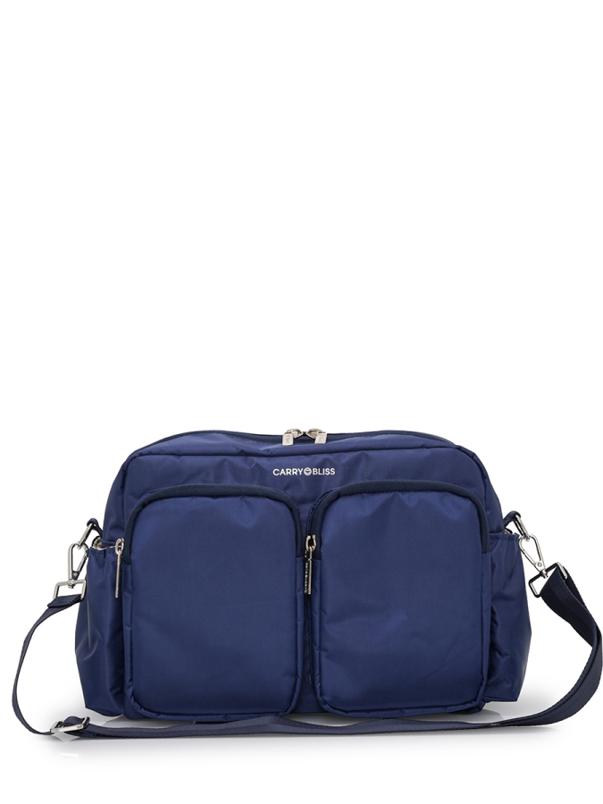 Lacivert DuoPack Çok Gözlü Anne Bebek Çantası - 4