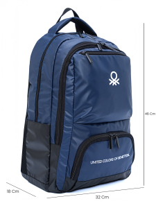 Lacivert Unisex Günlük Kullanım Sırt Çantası - 6