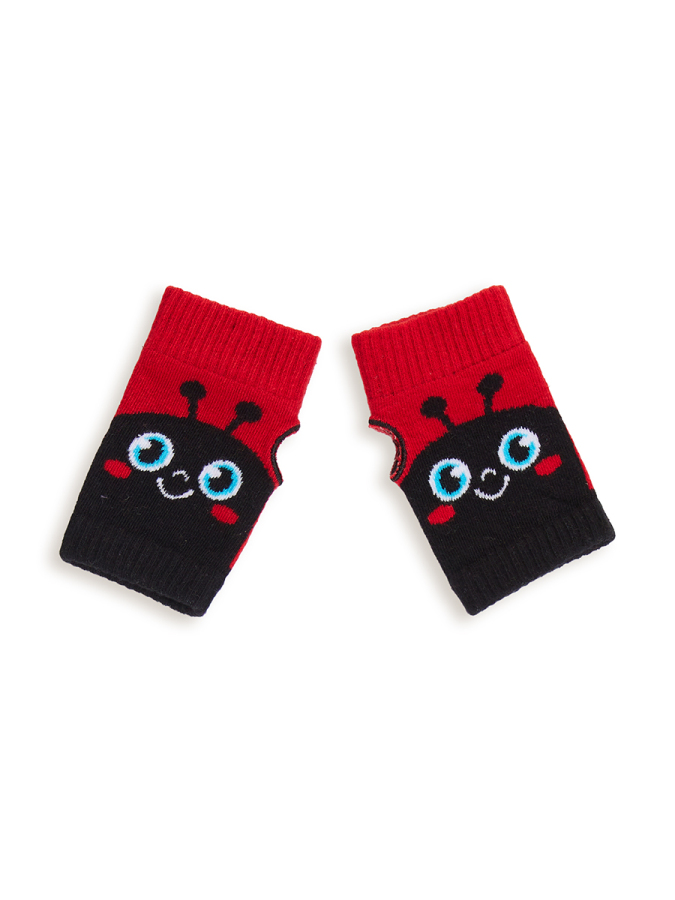 Ladybug Girl Knit Glove - 2