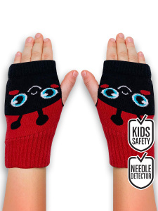 Ladybug Girl Knit Glove - 1