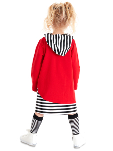 Ladybug Hoodied Red Dress - 2