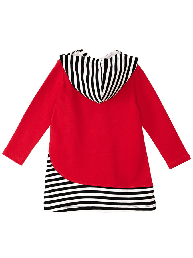 Ladybug Hoodied Red Dress - 4