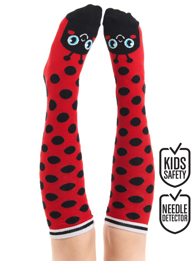Ladybug Red Girl Socks - 1
