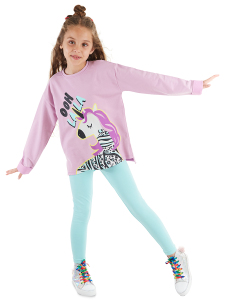 Rainbow Girl Tunic&Leggings Set - Mushi