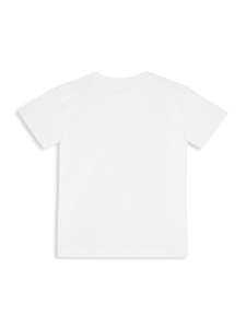 Erkek Çocuk Takım Motosiklet Baskılı %100 Pamuk T-Shirt Çizgili Dokuma Şort Yazlık Takım - 6