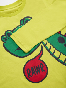 Lazy Dino Boy T-shirt&Pants Set - Denokids