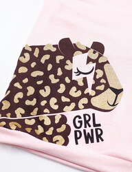 Leo Power Pink Girl Dress - Thumbnail