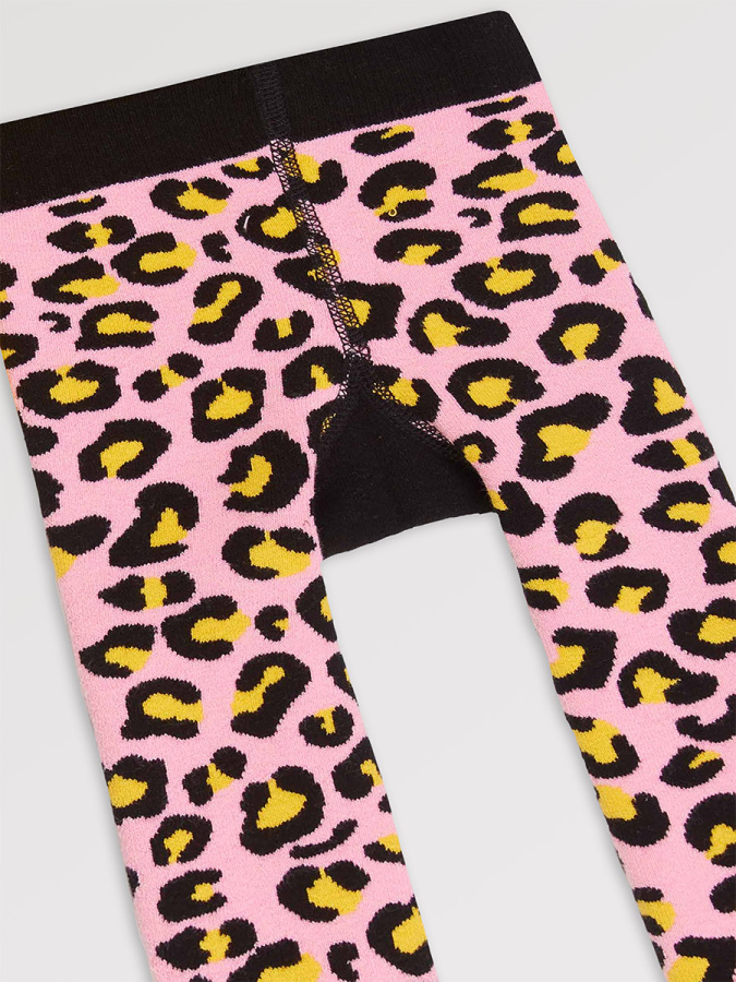 Leopar Kız Bebek T-shirt Tayt-Pantolon Takım - 10