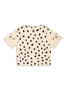 Kız Çocuk Takım Leopar Havlu Kumaş T-shirt Şort Takım Yazlık 4-9 Yaş - 8