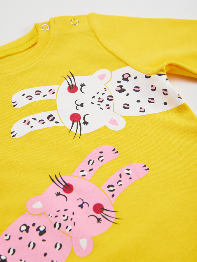 Leopard Baby Girl Leggings+T-shirt Set - 7