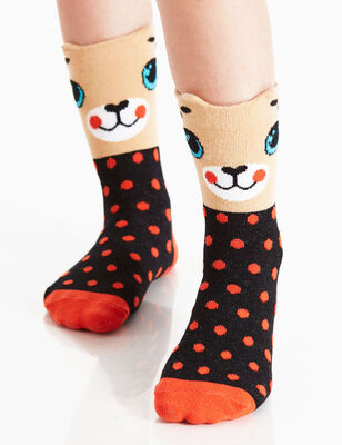 Leopard Girl 2-Pack Socks Set 
