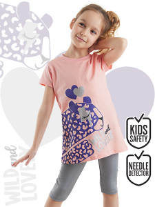 Leopard Girl T-shirt&Leggings Set - MSHB&G