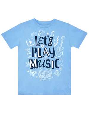 Let's Play Erkek Çocuk T-shirt Denim Şort Takım