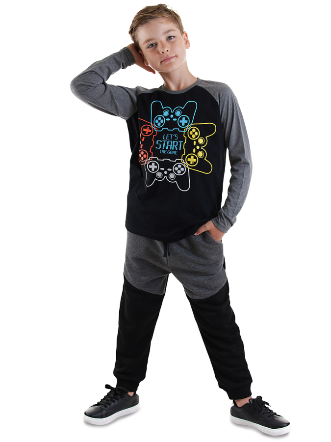 Let's Play Erkek Çocuk T-shirt Pantolon Takım - 1