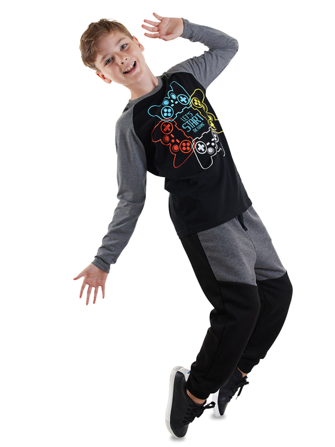Let's Play Erkek Çocuk T-shirt Pantolon Takım - 1